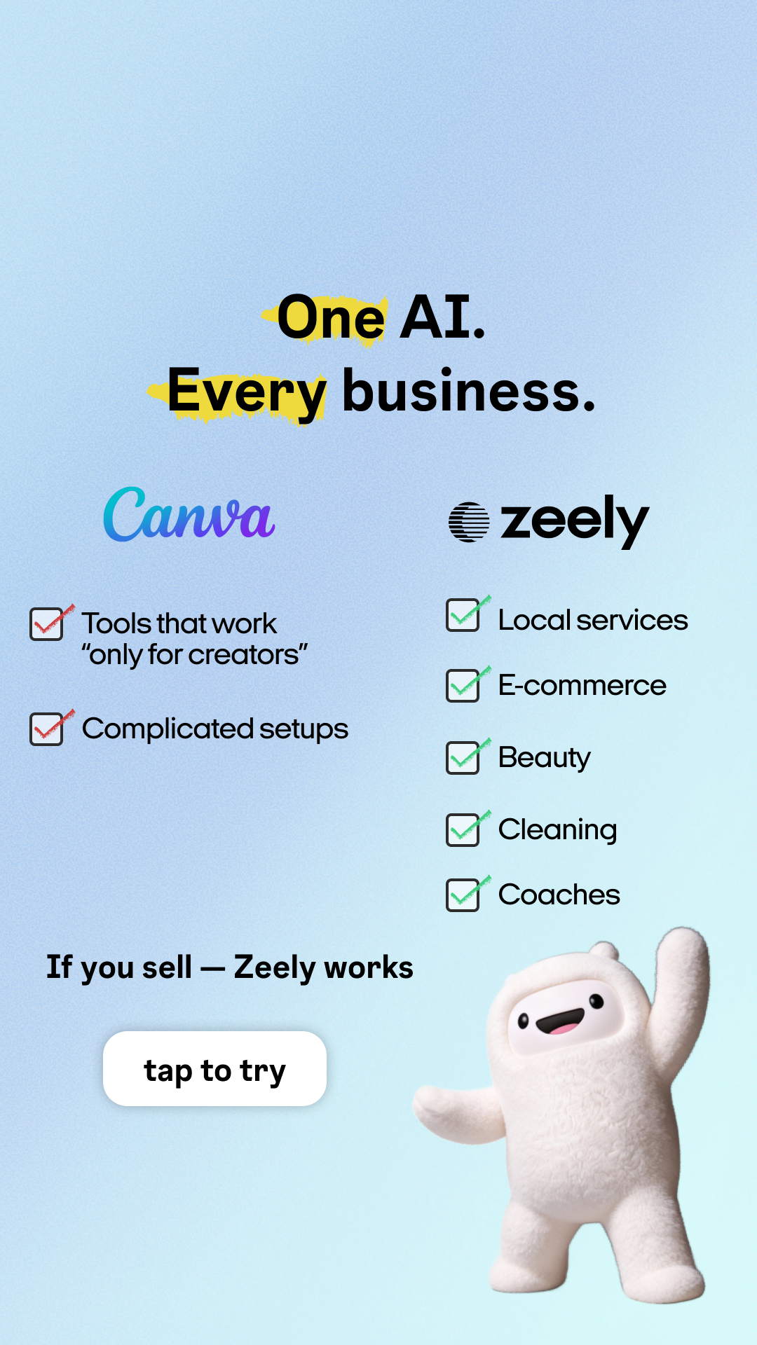 Zeely Facebook ad