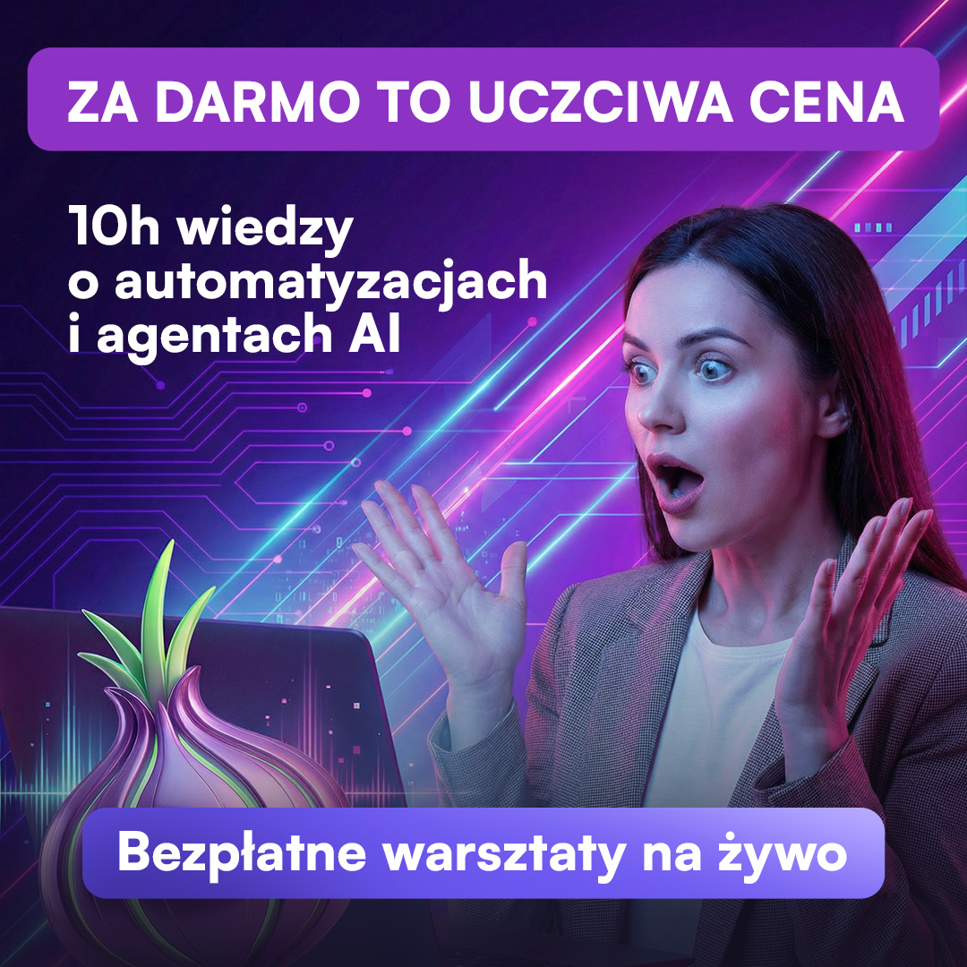 Stormit - Tomasz Woliński Facebook ad: Naucz się tworzyć automatyzacje AI