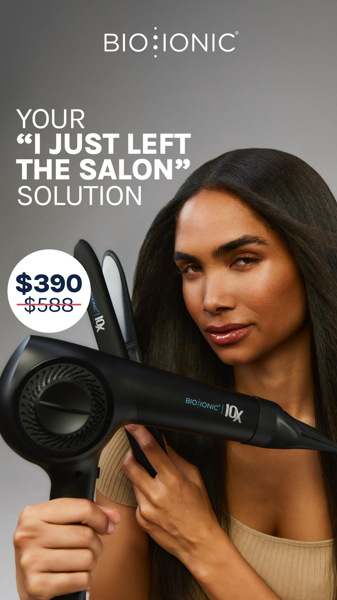 Bio Ionic Facebook ad