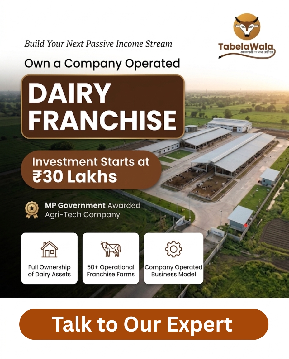 TabelaWala Franchise Facebook ad: Own a Company Operated Dairy Franchise