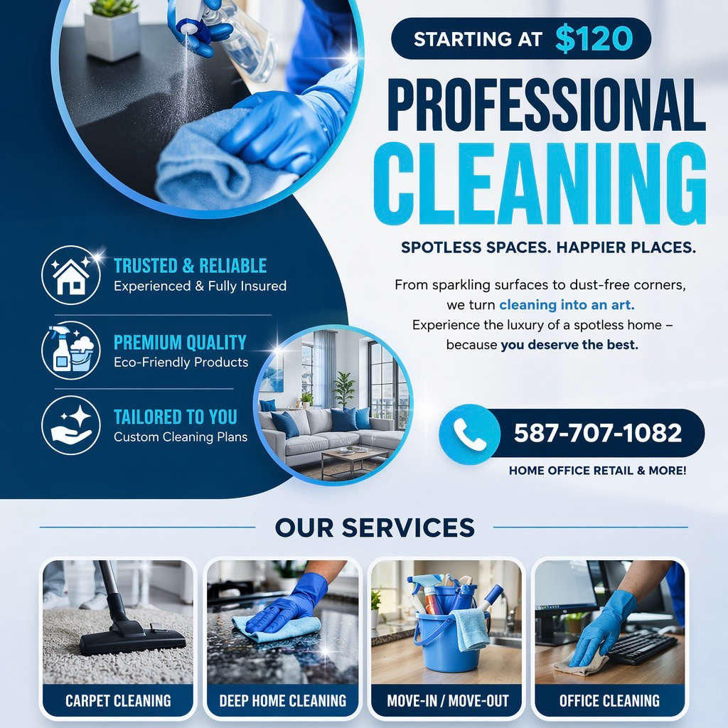 Sonic Cleaning Services Facebook ad