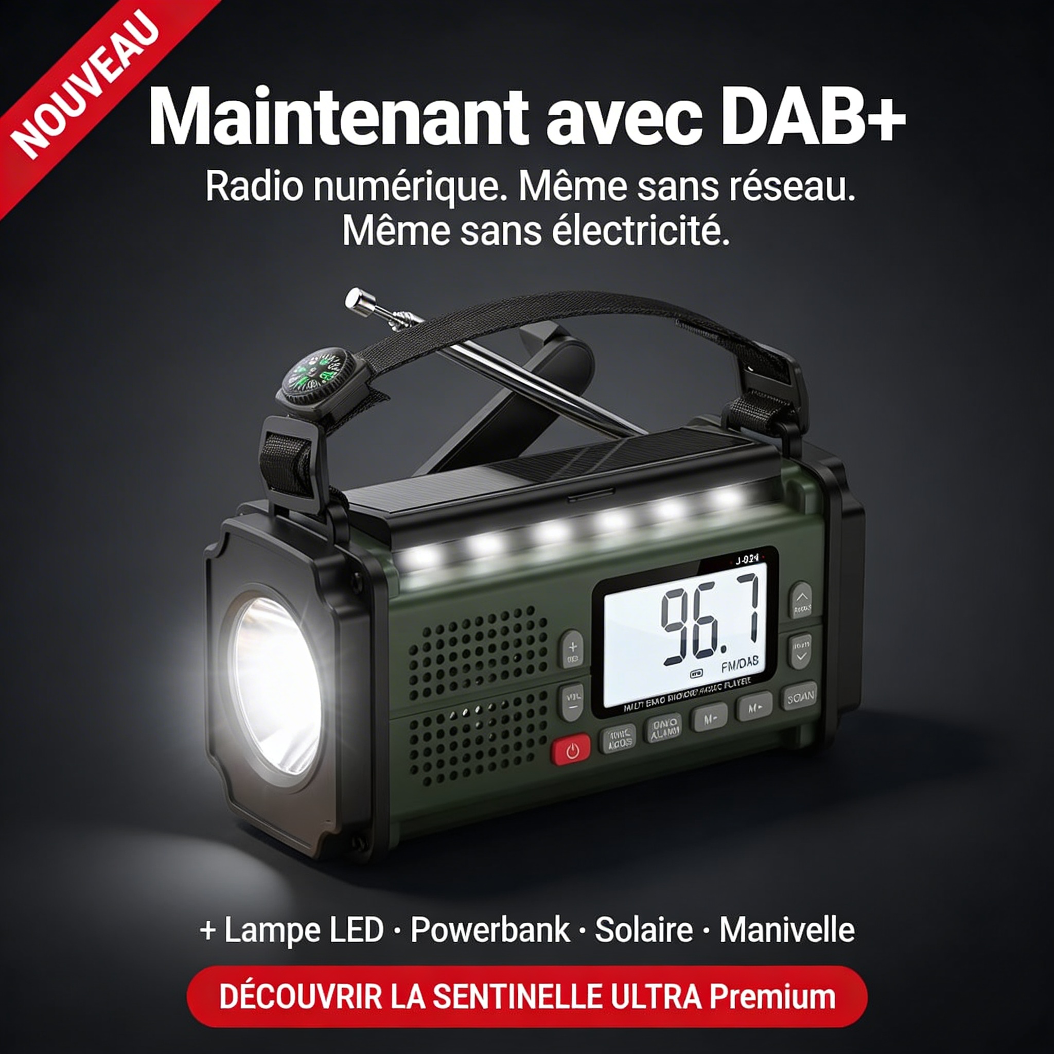 Le Magazine de la Survie Facebook ad