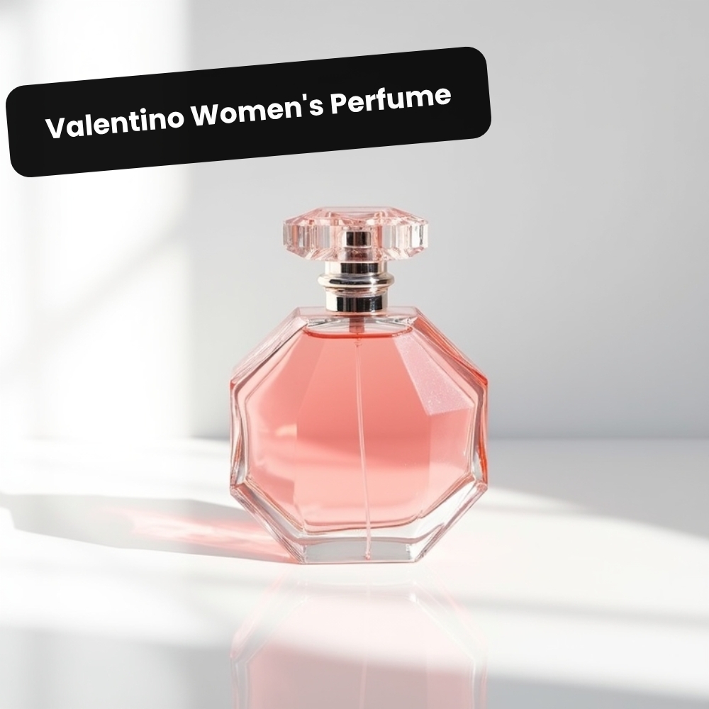 SearchLogik Spotlight Facebook ad: Get To Know Valentino Women's Perfume-Pure Elegance.