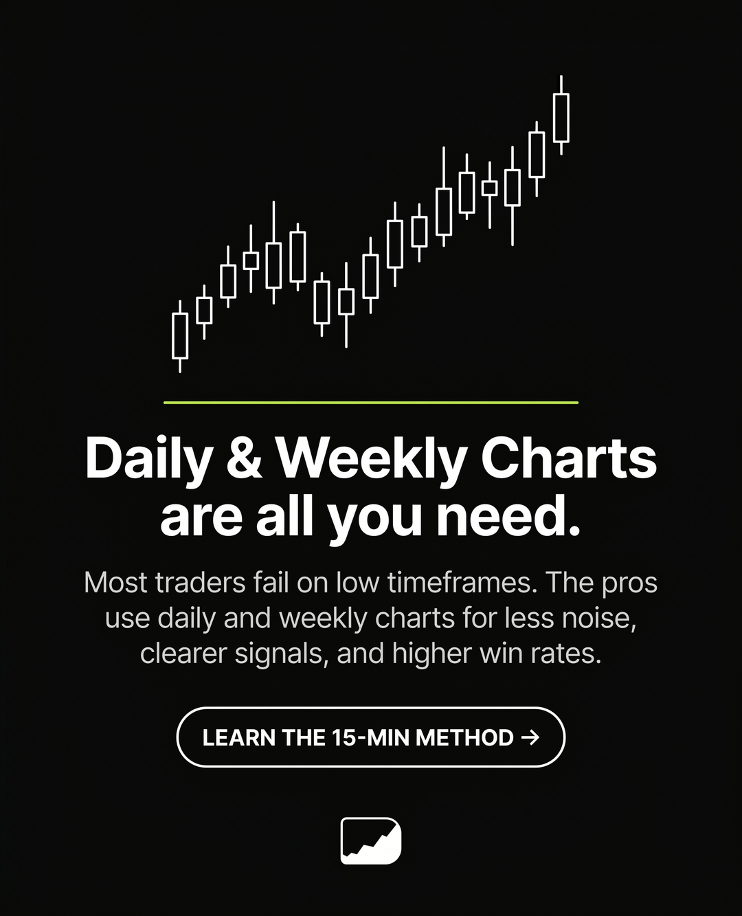 Desire To Trade Facebook ad: Stop Day Trading! Learn This Method Instead