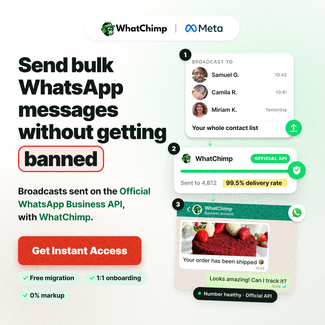 WhatChimp Facebook ad