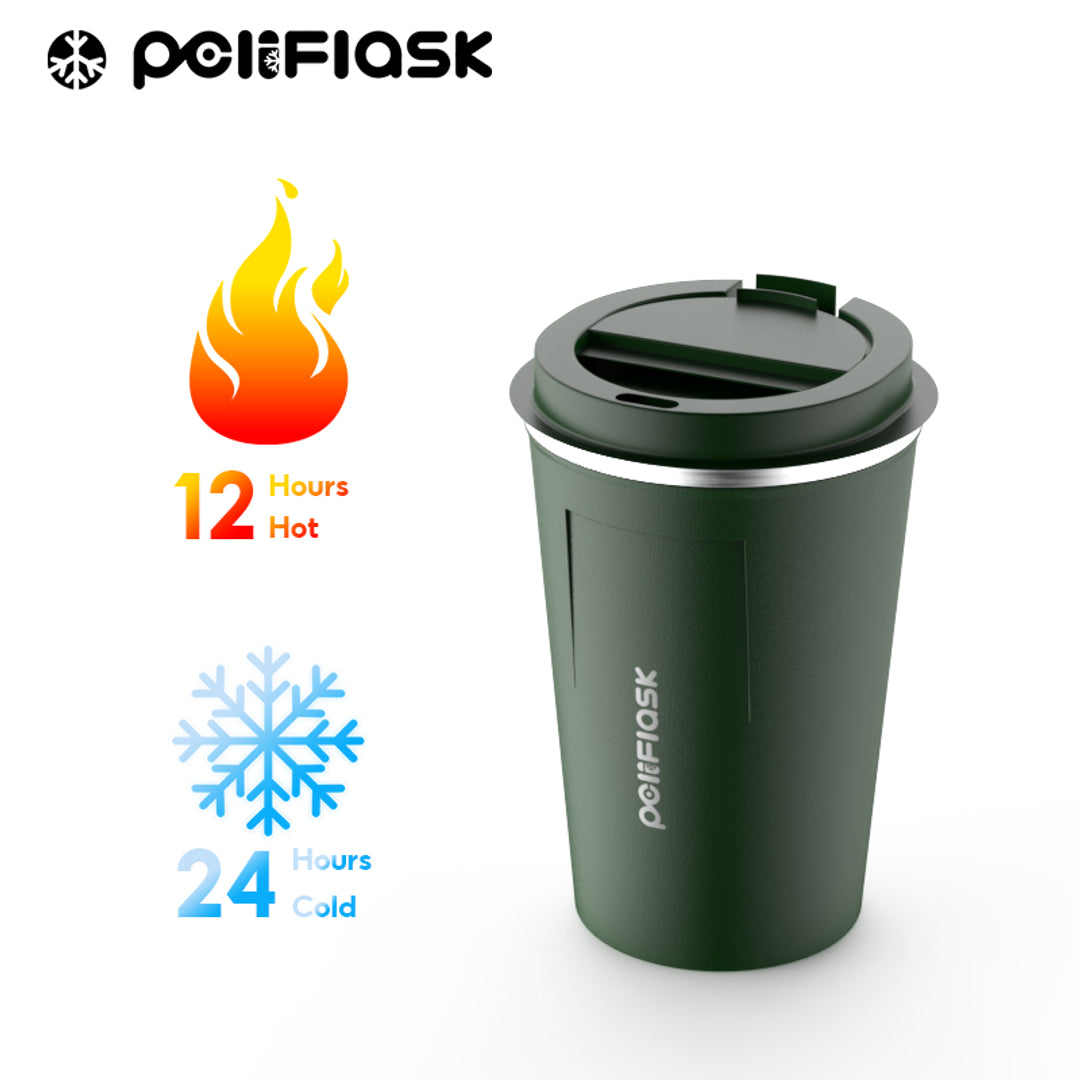 Peliflask Facebook ad: Stop wasting your perfect coffee moment.