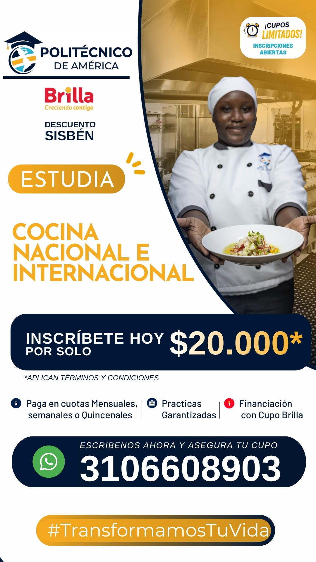 Politécnico De América Facebook ad from May 12, 2026