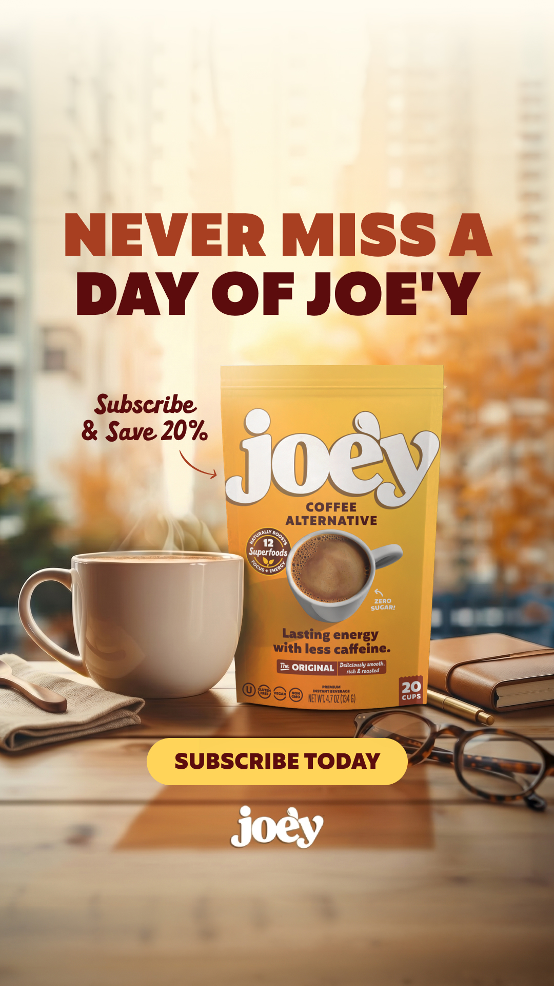 Joe'y Facebook ad
