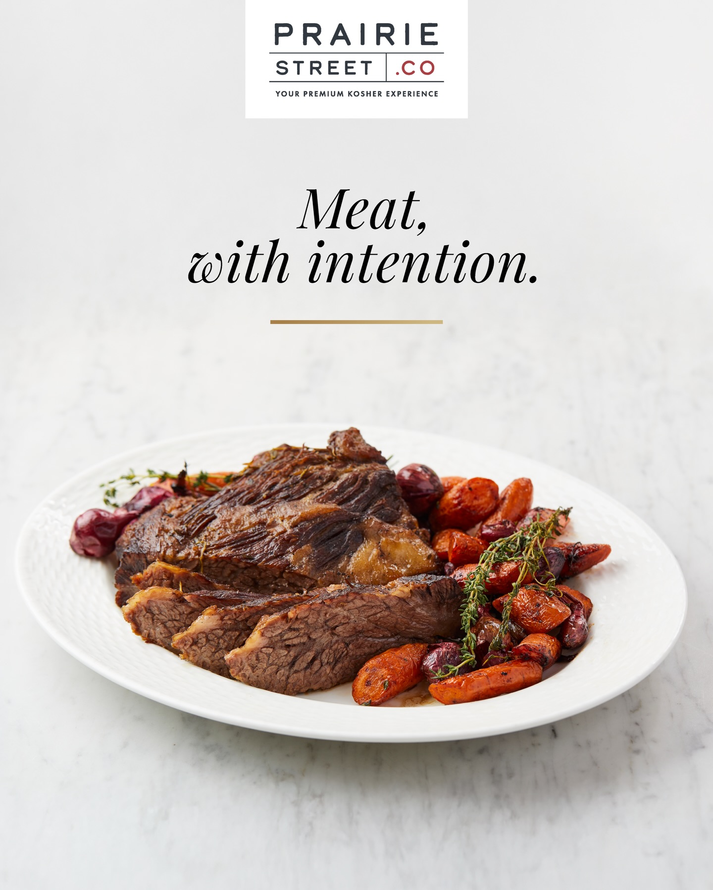 Prairie Street Co Facebook ad: In our homes, meat isn’t everyday food, it’s…