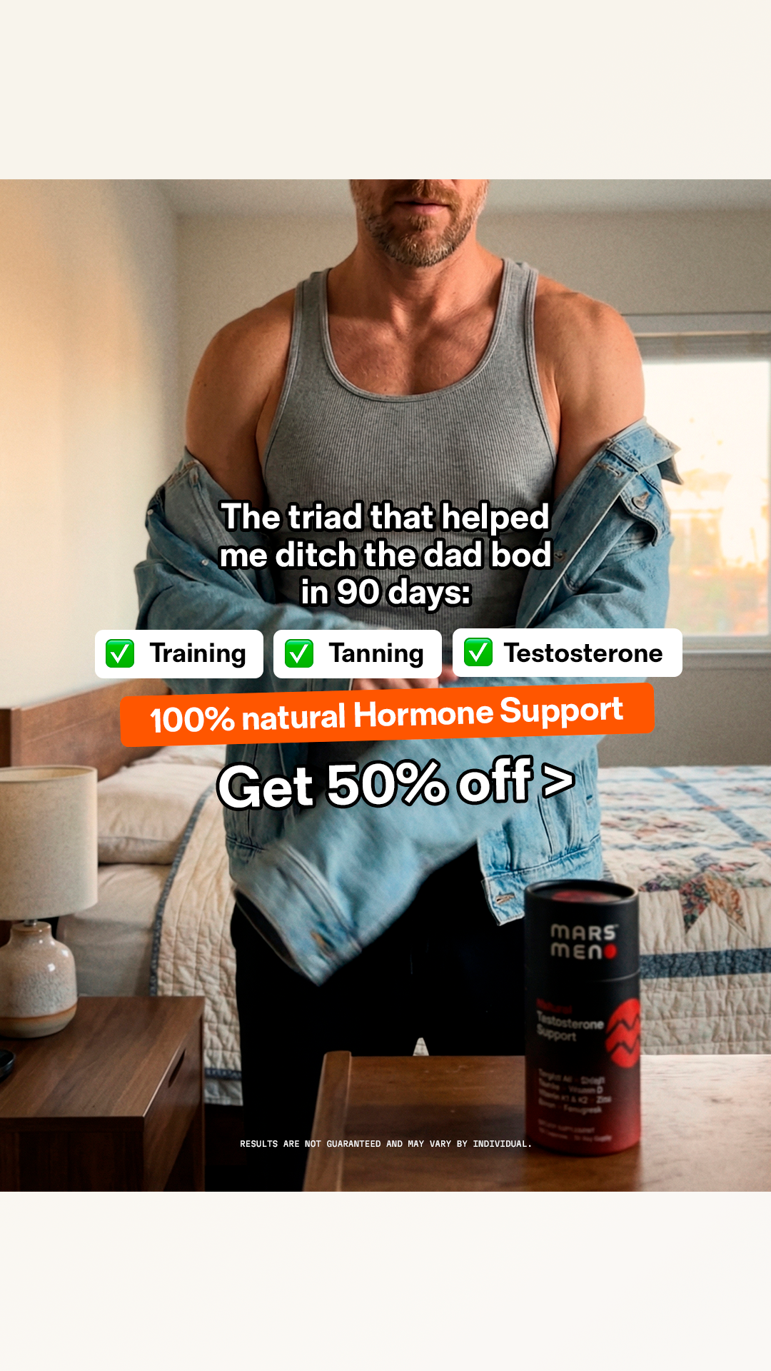 Mars Men Facebook ad