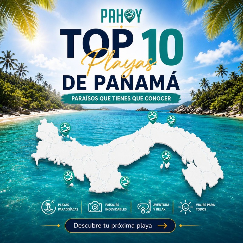 QuehayPahoy Panama Facebook ad: ¡Descubre las 10 Playas Más Top de Panamá!