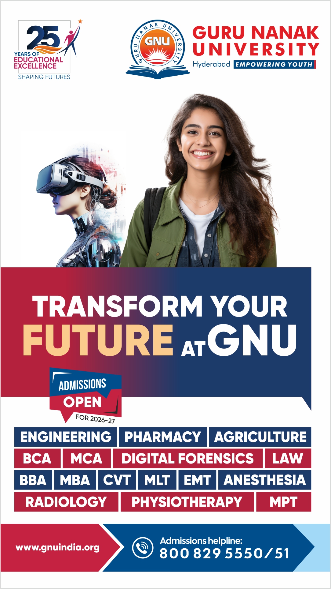 Guru Nanak University Facebook ad