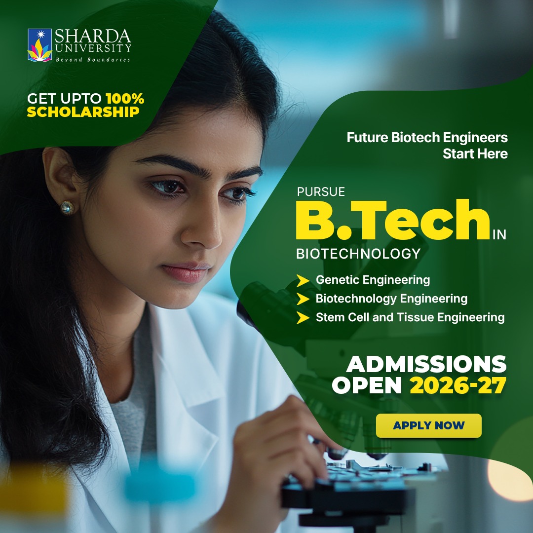 Sharda University Facebook ad