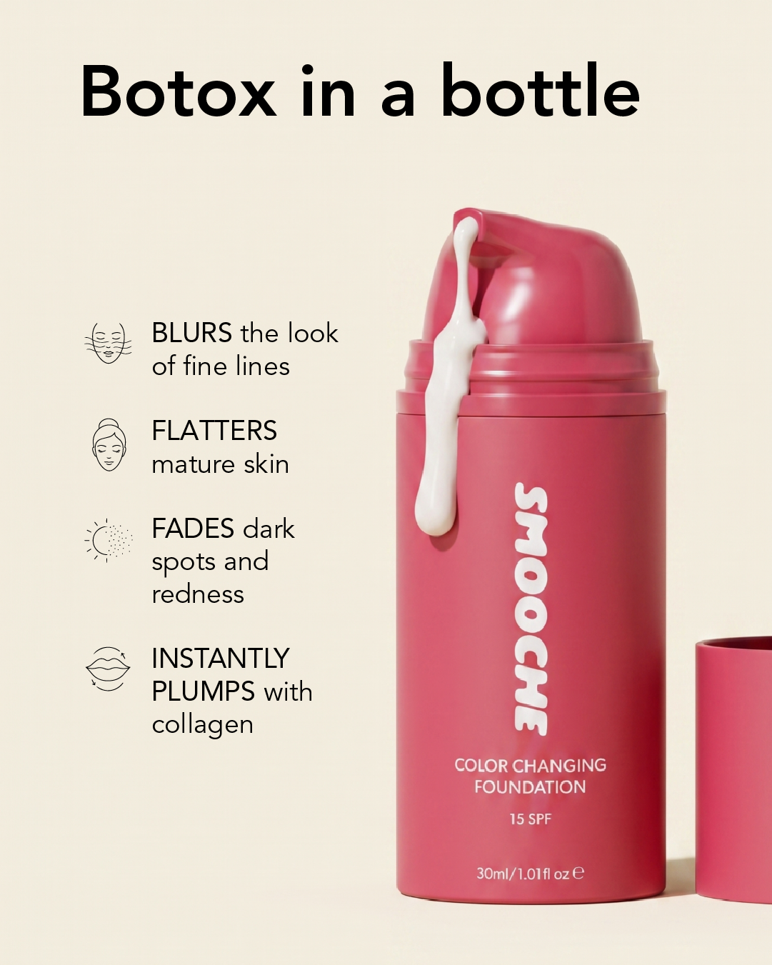 Cosmetic Times Facebook ad: 10,000+ Women Over 50 Are Obsessed With This Foundation