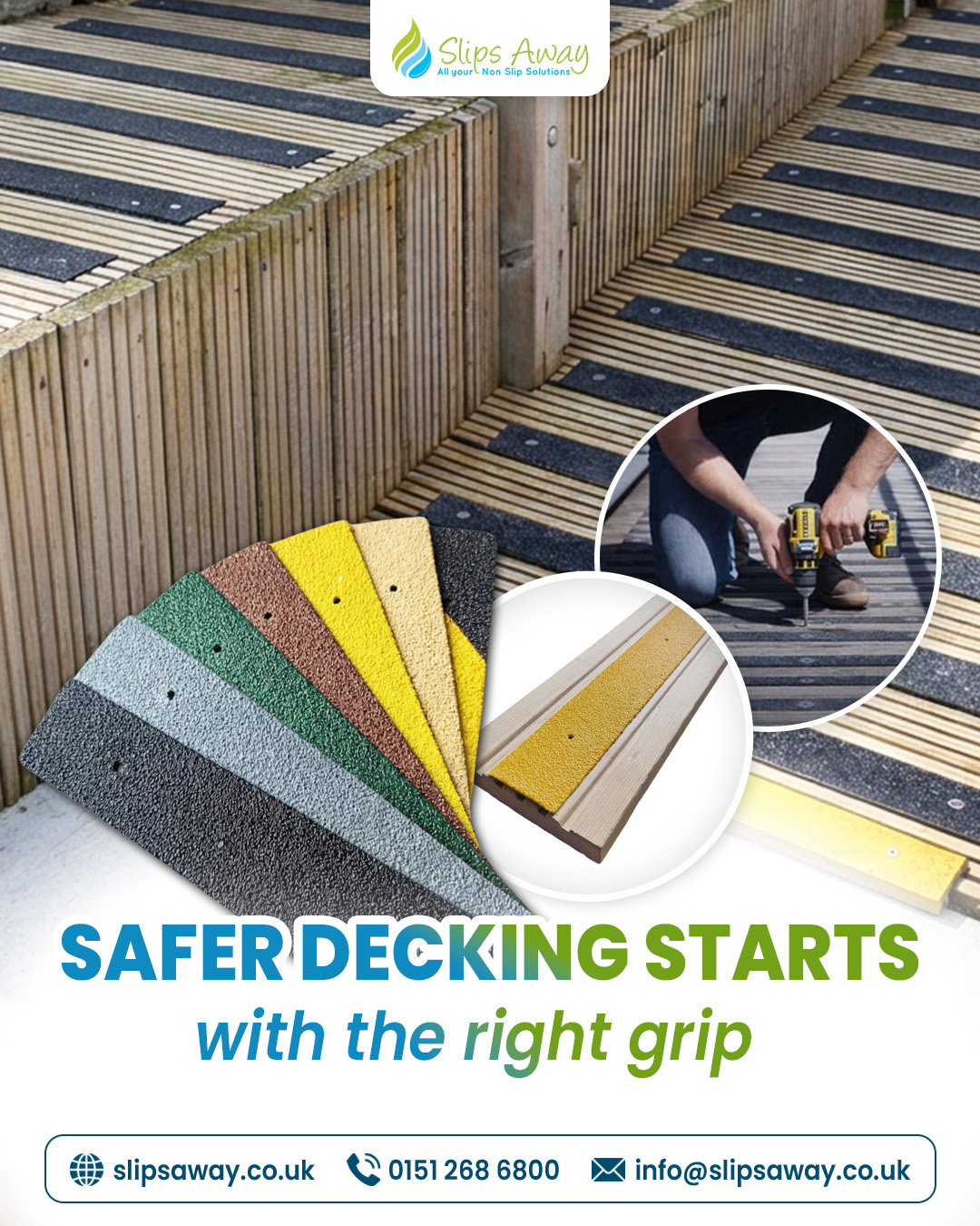 Non Slip Bath Stickers & Stair Safety Treads by SLIPS AWAY Facebook ad