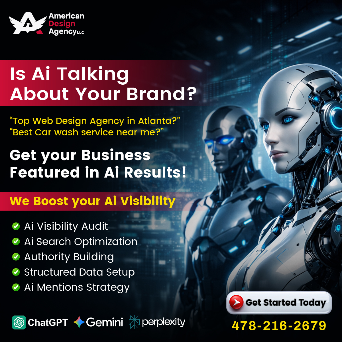 American Design Agency LLC Facebook ad: Your Brand Deserves a Creative Boost