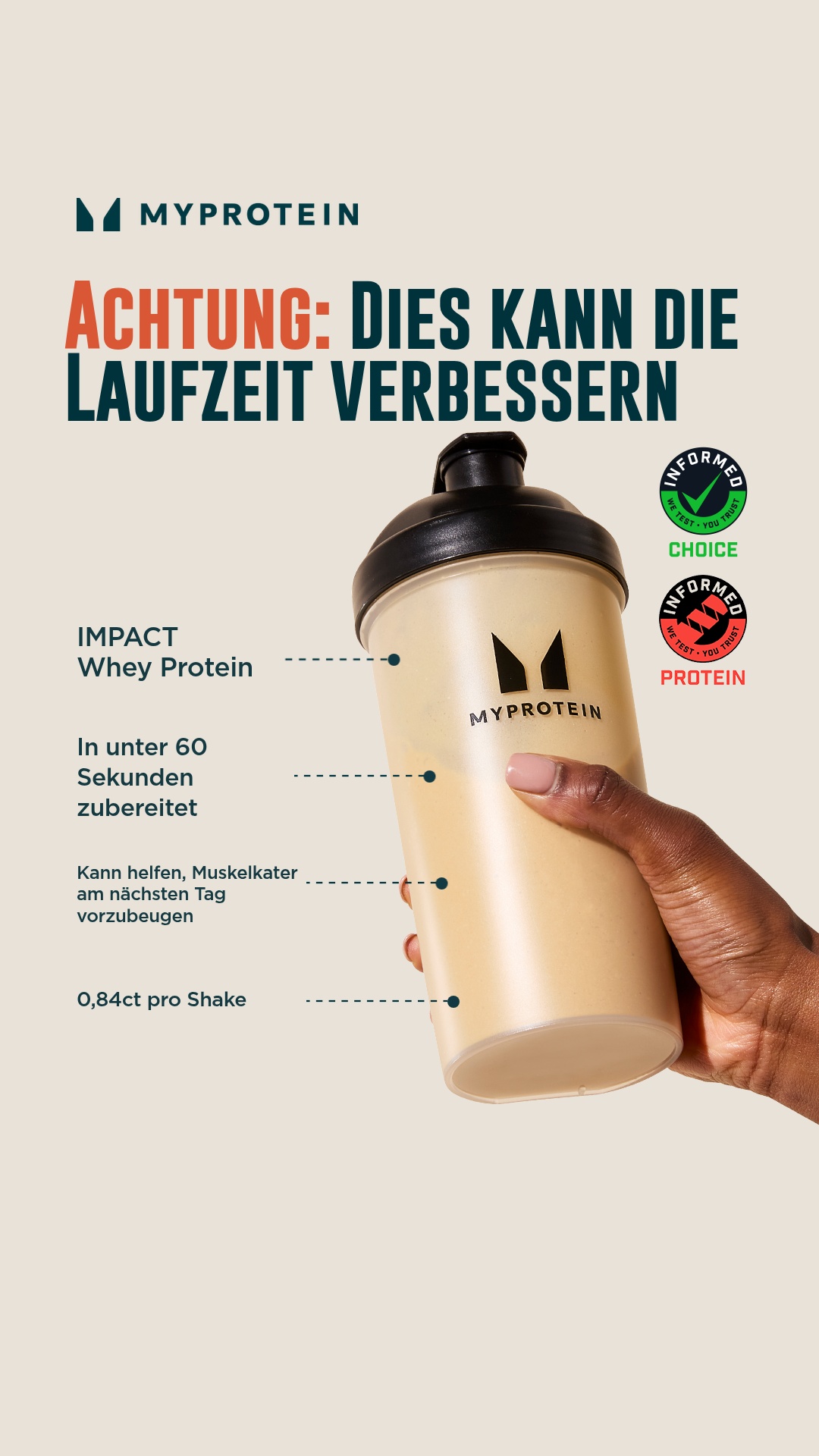 Myprotein Facebook ad