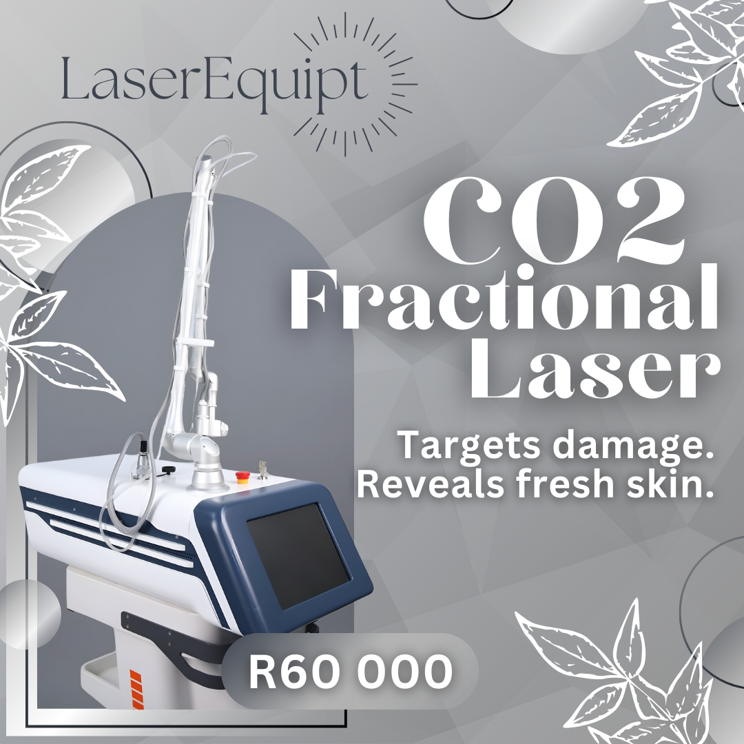 Laser Equipt Facebook ad: Upgrade your treatments with our CO2 Fractional Laser.