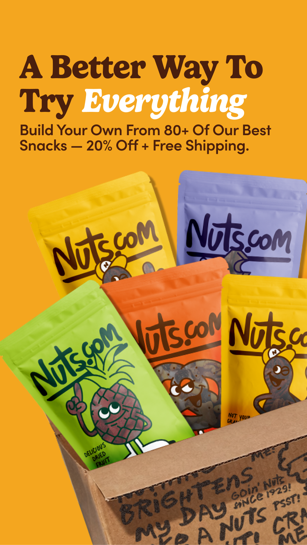 Nuts.com Facebook ad
