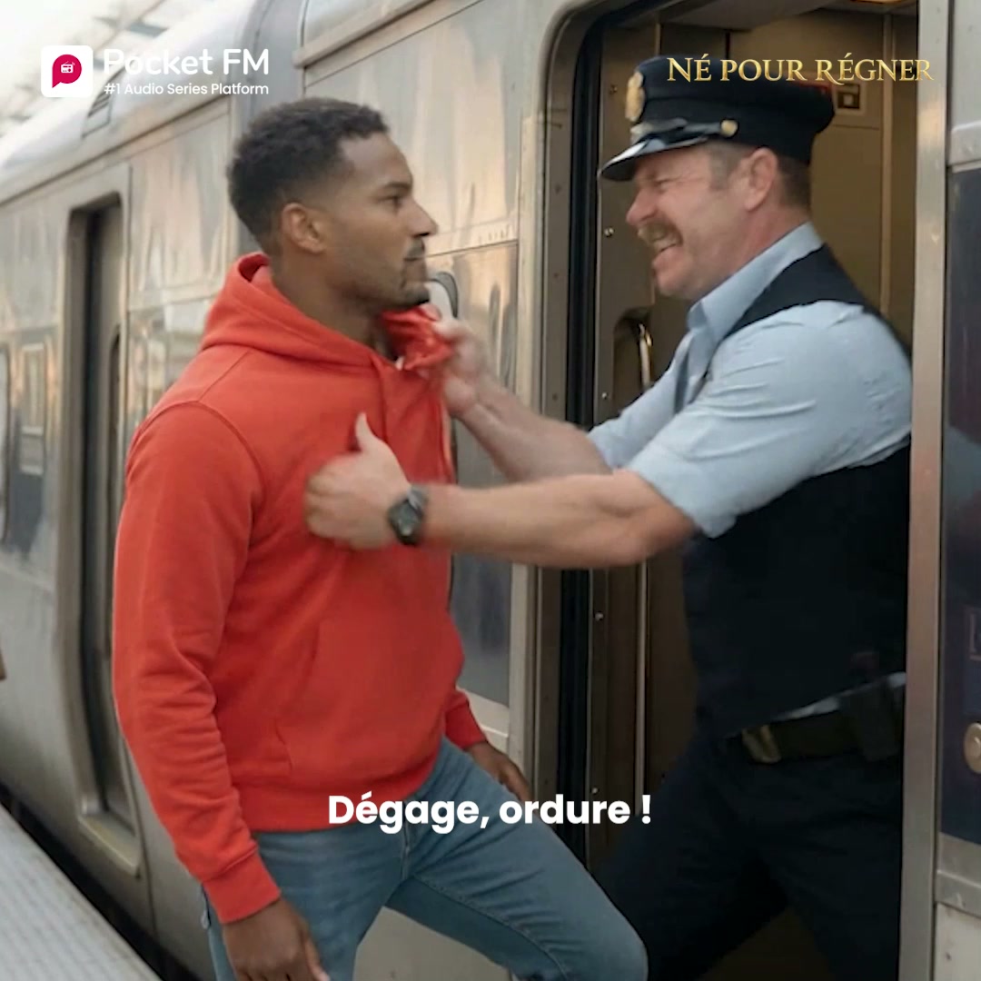 Pocket FM Stories Facebook ad: Écoutez Né pour régner maintenant