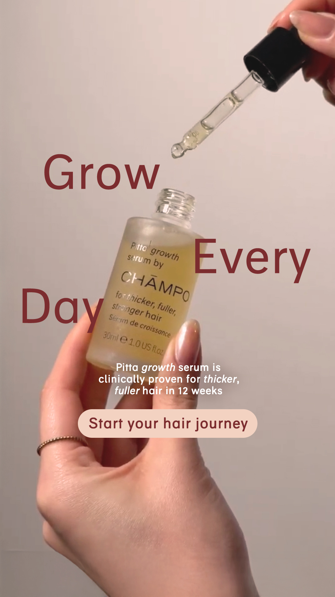 Chāmpo Haircare Facebook ad
