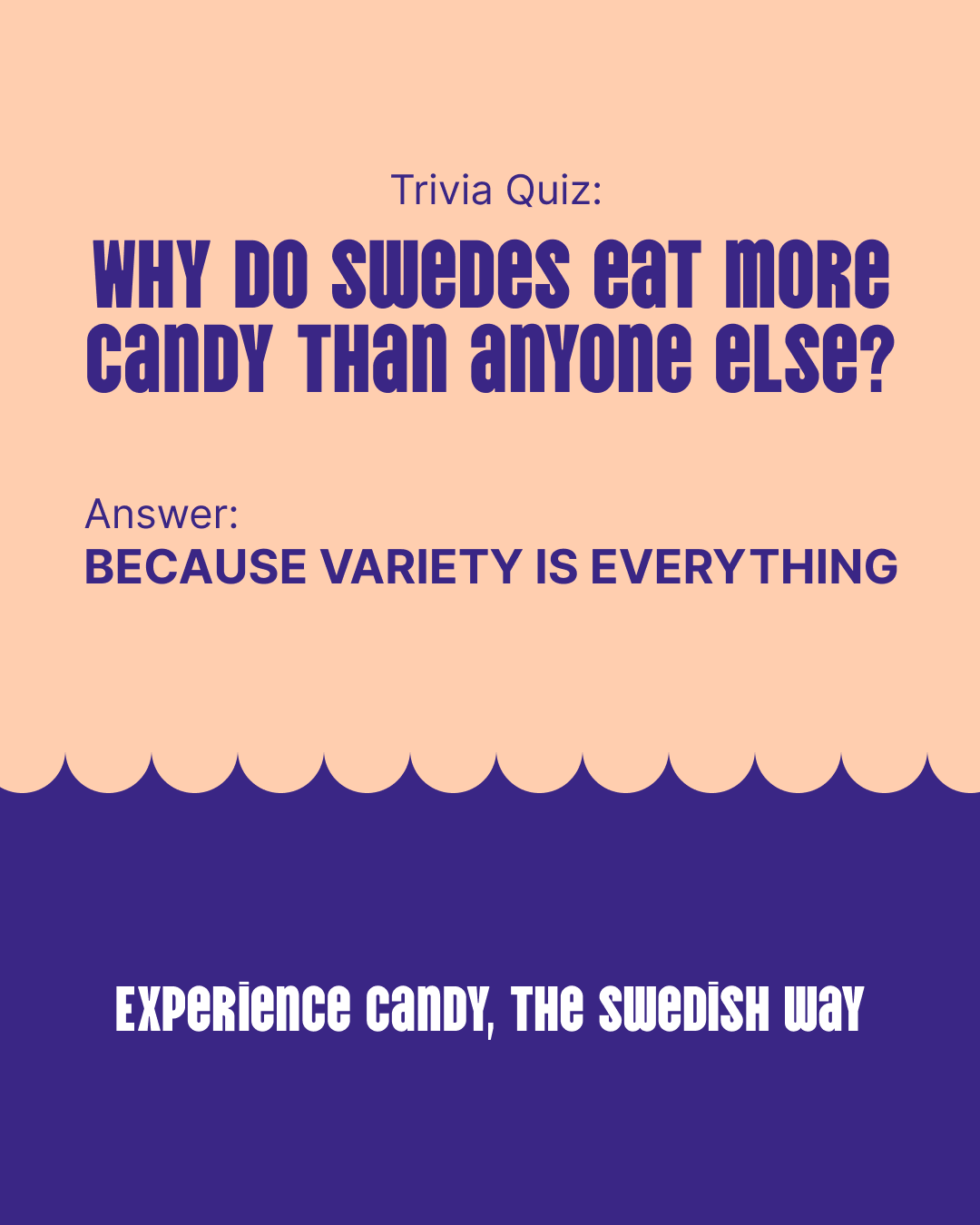 Swedish Candy Facebook ad