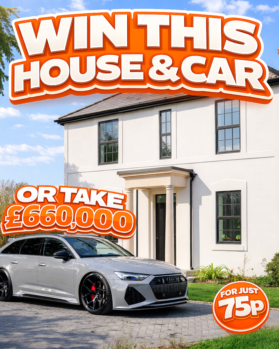 Dream Car Giveaways Facebook ad