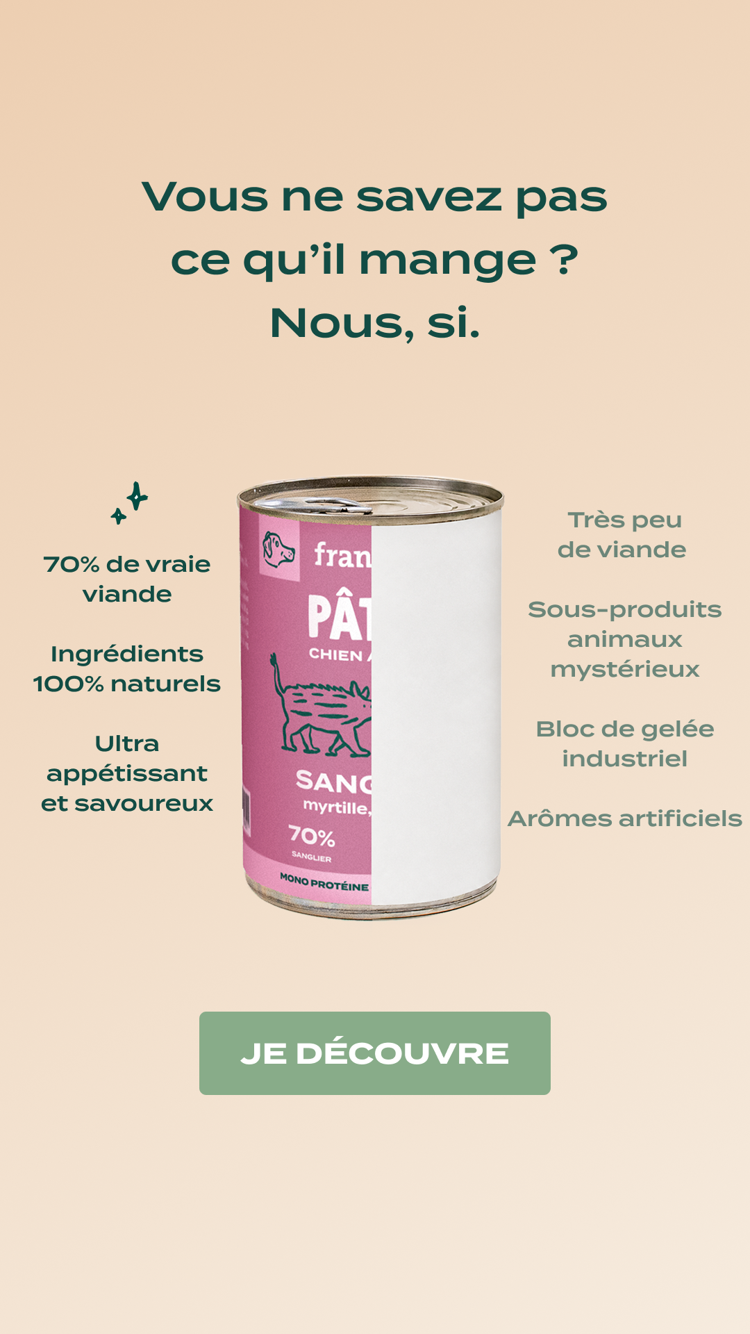 Franklin Pet Food Facebook ad