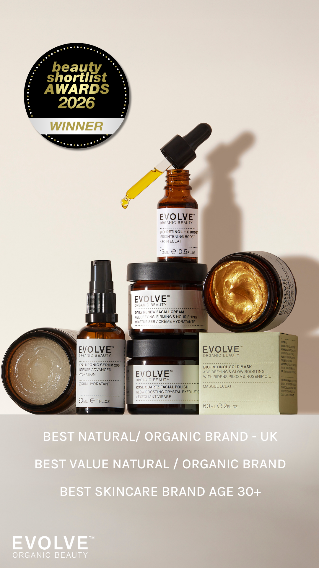 Evolve Beauty Facebook ad