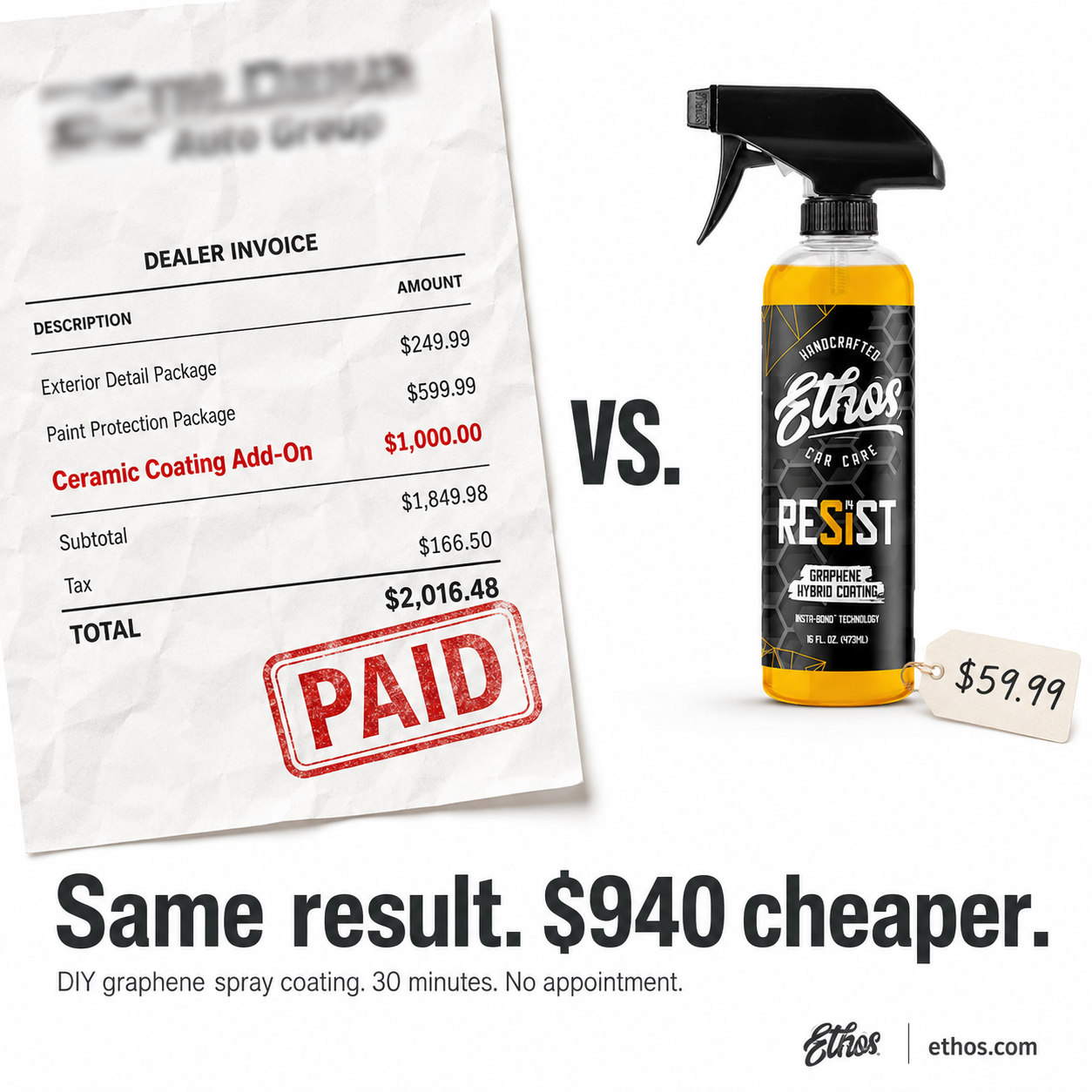 Gifts For Less Facebook ad: Buy 2 Get 1 Free | Resist Graphene Spray