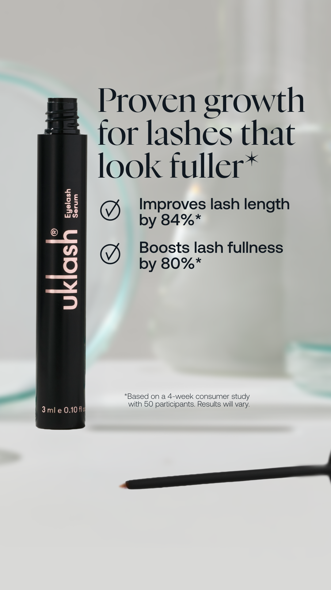 Uklash Facebook ad from Mar 21, 2026