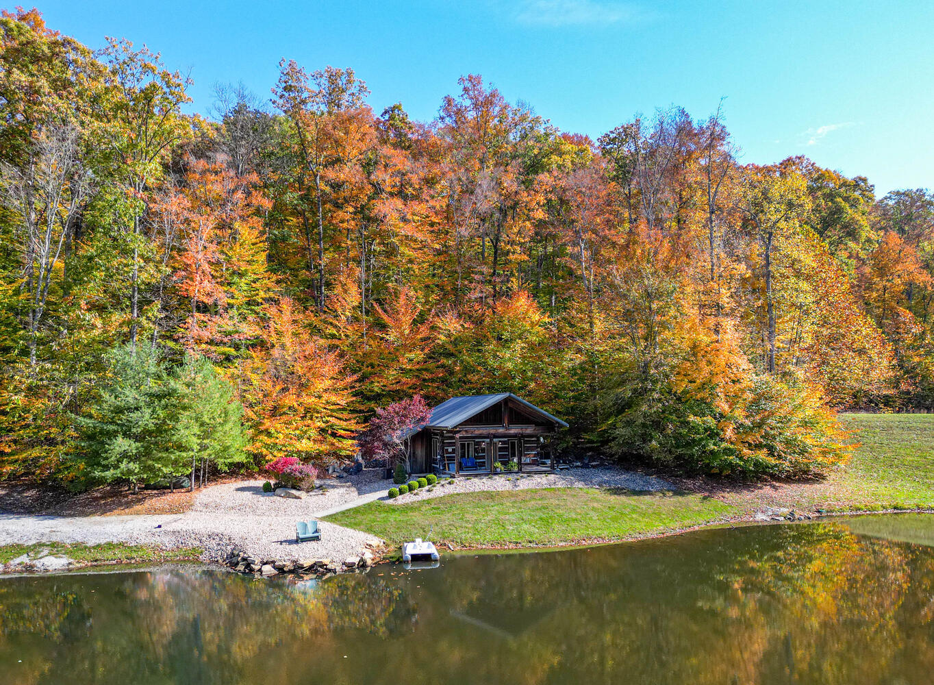 Antler Log Cabins Facebook ad: Brown County Cabins