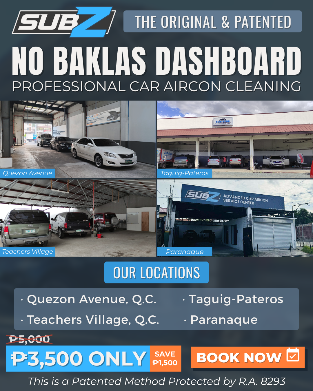 Sub-Zero PH - Advanced Car Aircon Service Center Facebook ad: 5/5 Car Aircon Cleaning Service