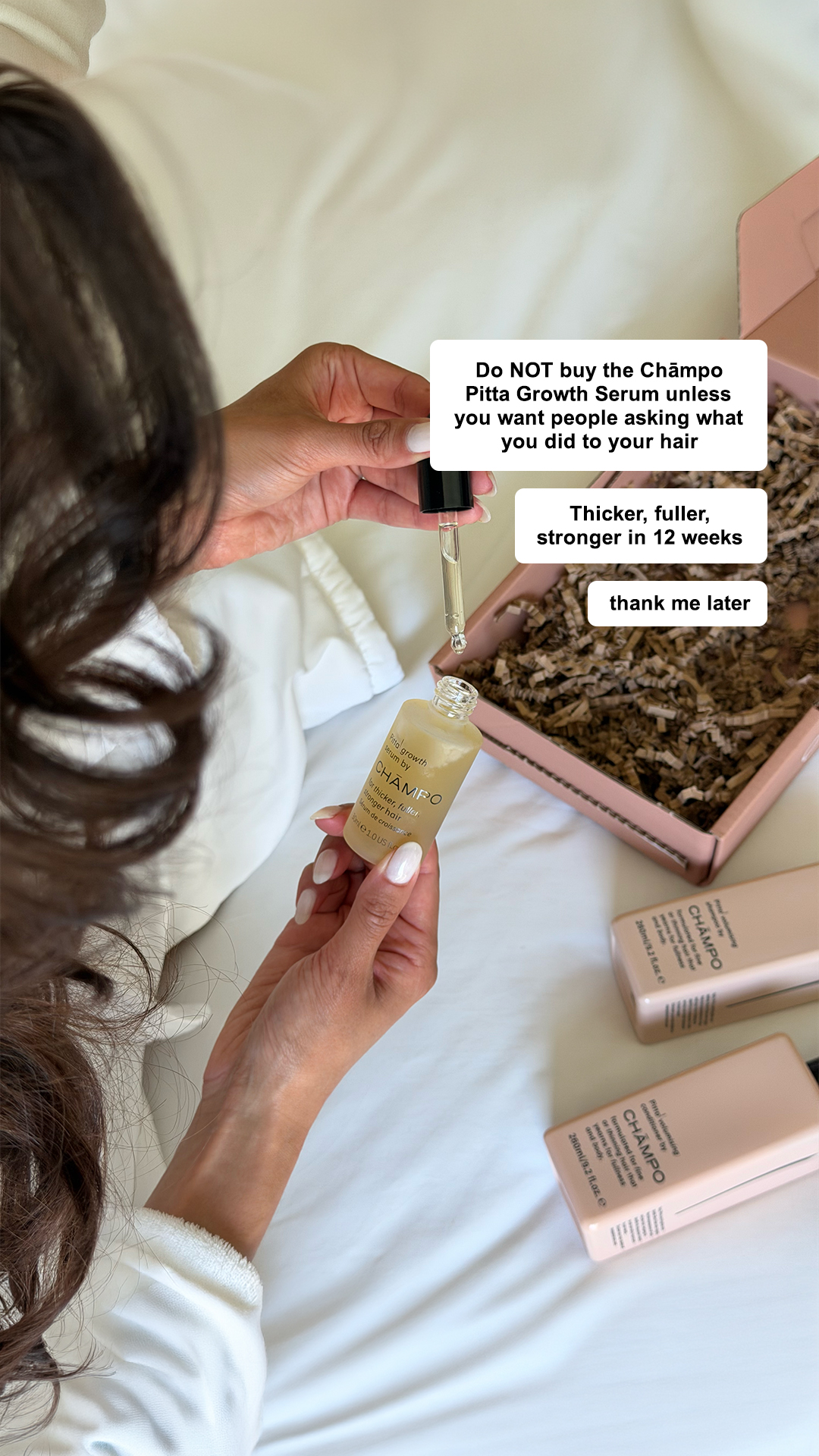 Chāmpo Haircare Facebook ad