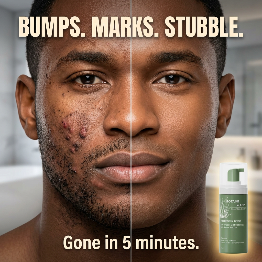Coach Rashad Tate Facebook ad: Stone Age Razors Belong in the Past.