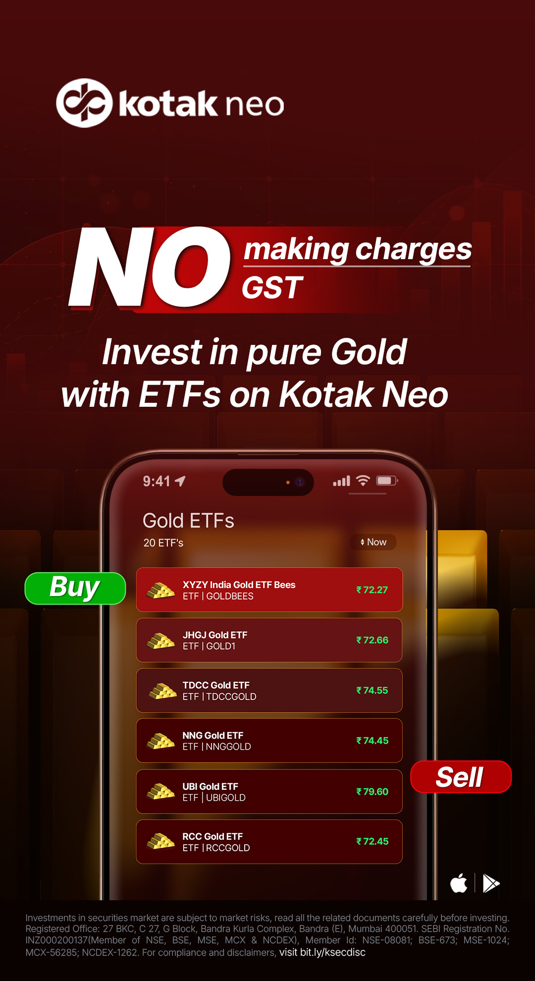 Kotak Securities Facebook ad