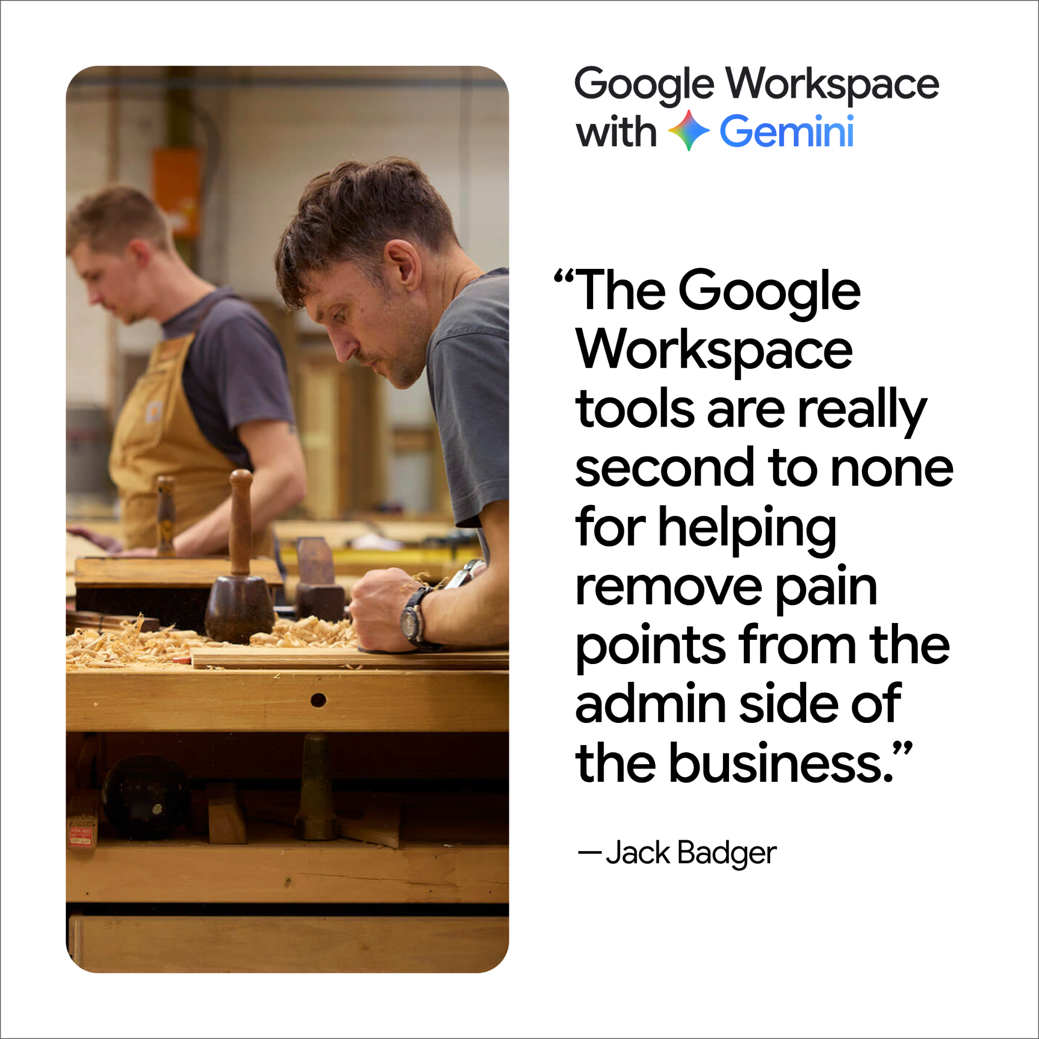 Google Workspace Facebook ad