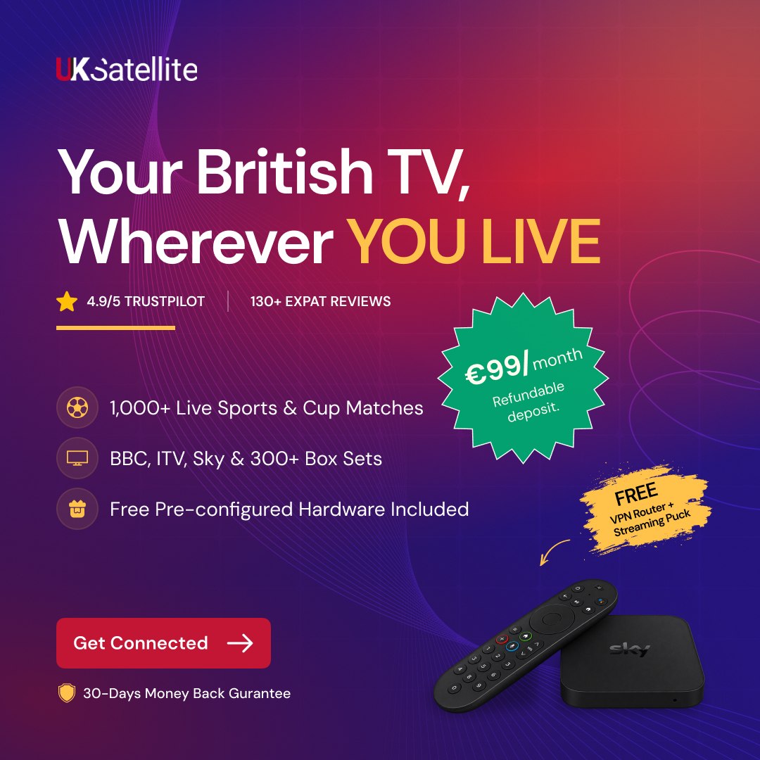 UK Satellite TV Facebook ad