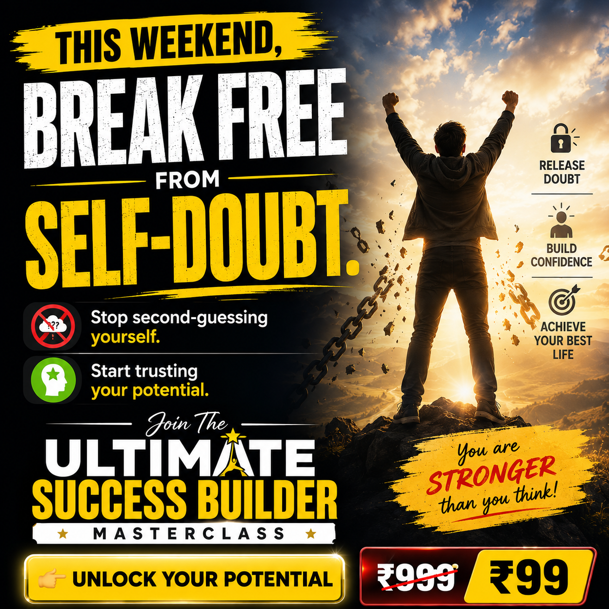 Success Gyan Academy Facebook ad: Rewire Your Brain. Transform Your Life.