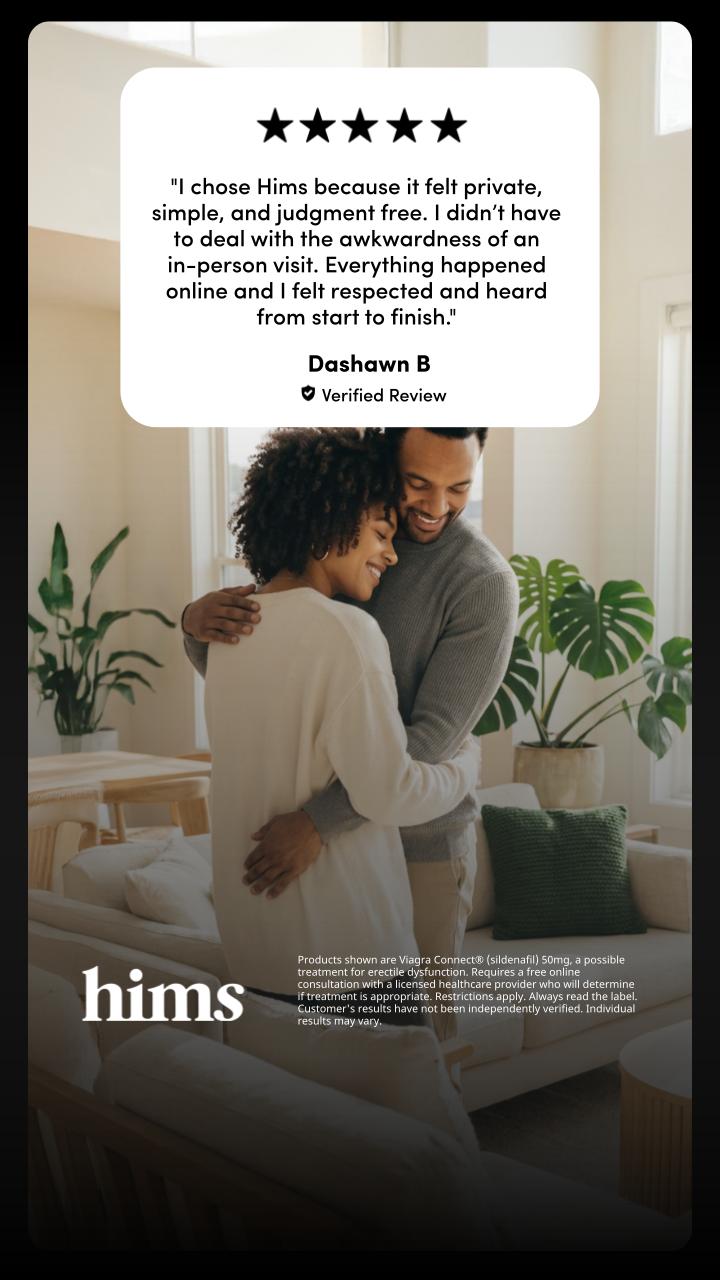 hims Facebook ad