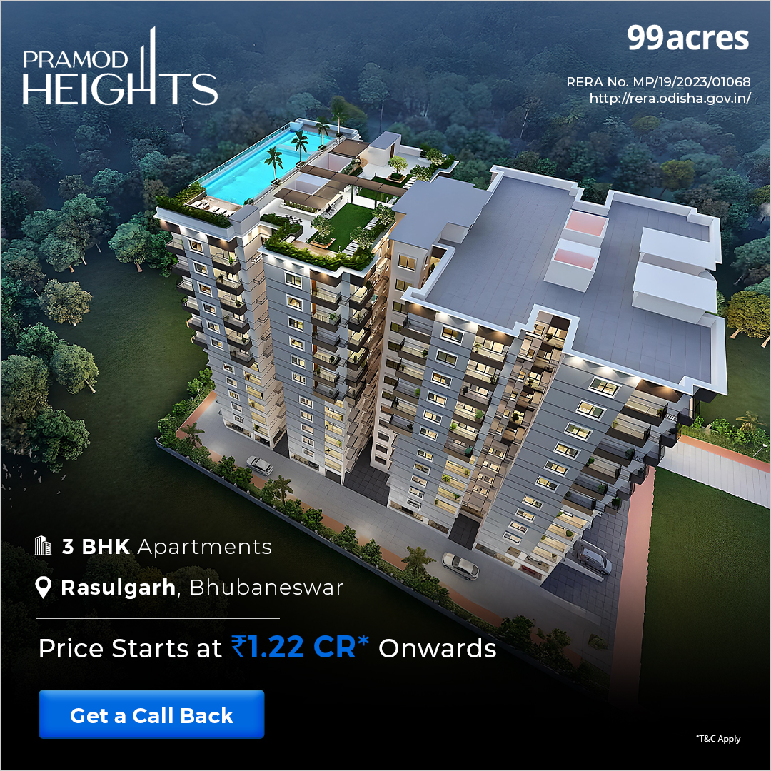 99acres Homes Facebook ad: Homes for Every Dream in Bhubaneswar!