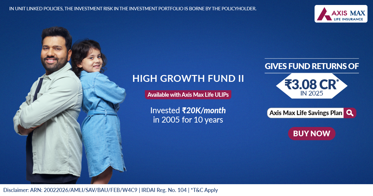 Axis Max Life Insurance Facebook ad