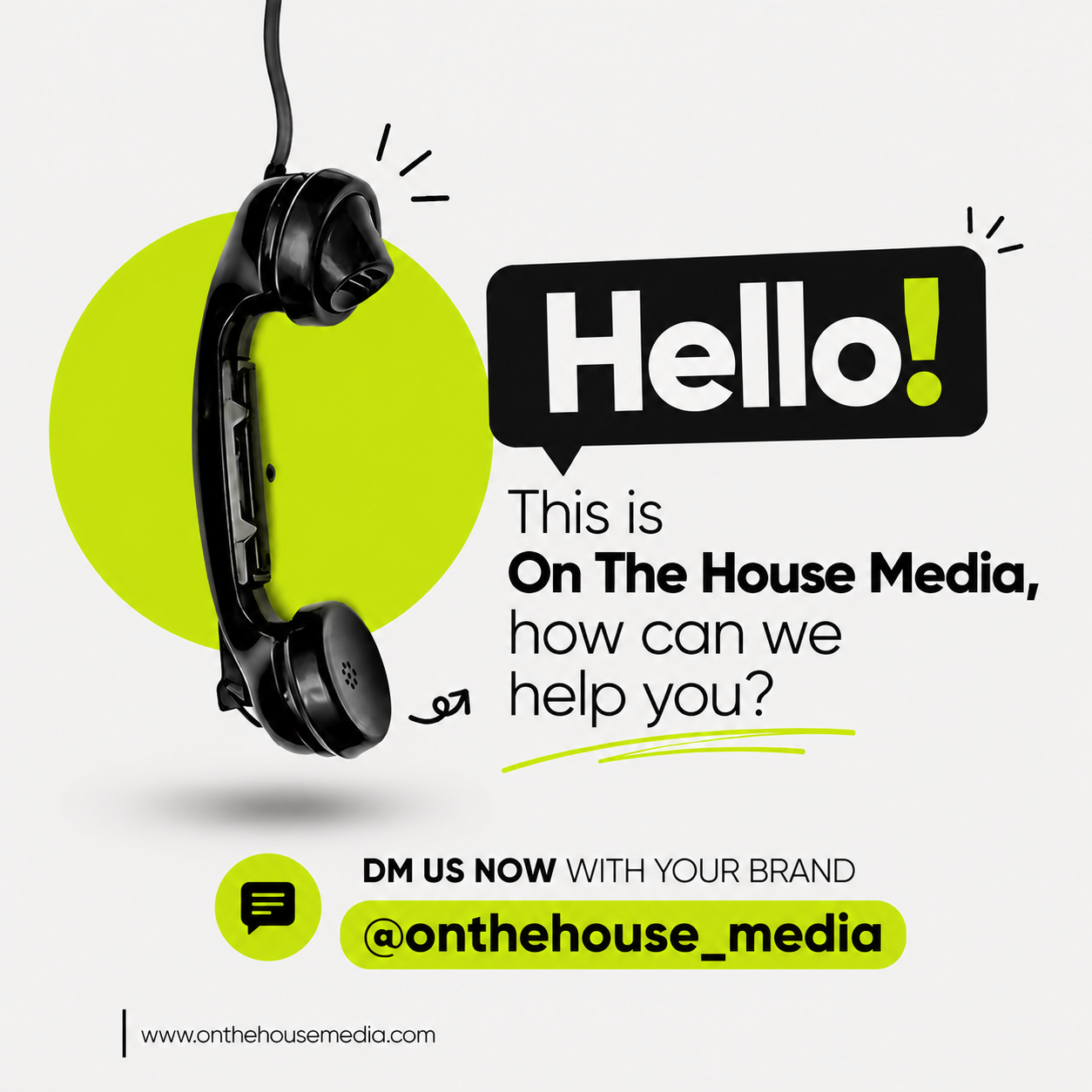 On The House Media Facebook ad: From content creation to performance marketing, we provide…