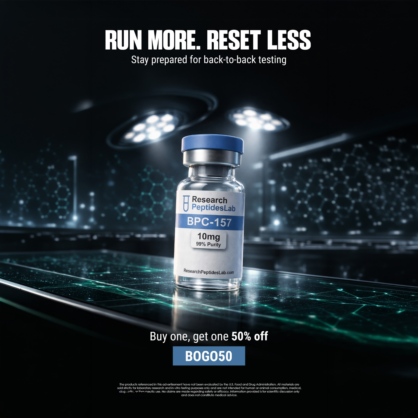Research Peptides Lab Facebook ad