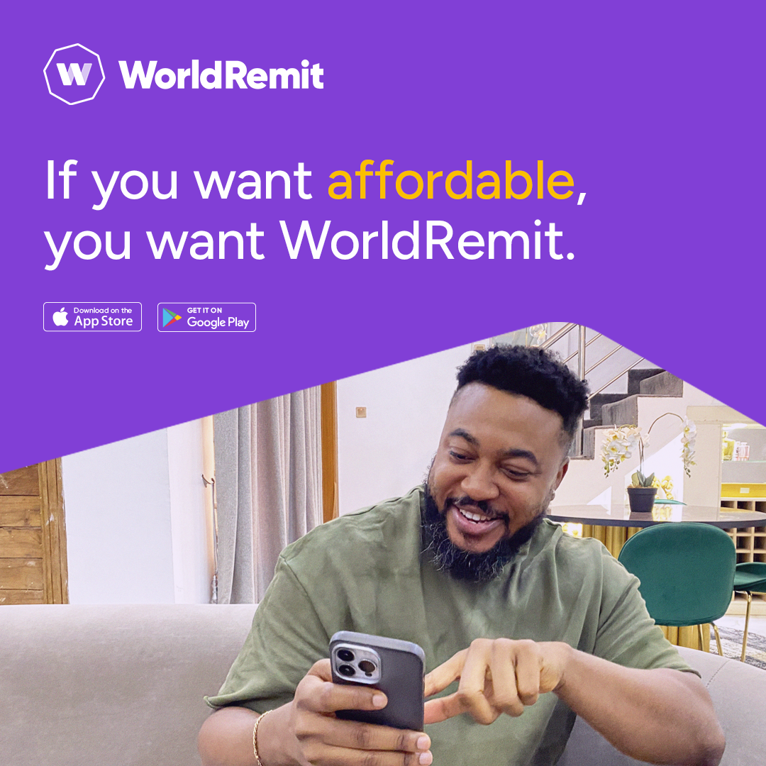 WorldRemit Facebook ad: Send money home