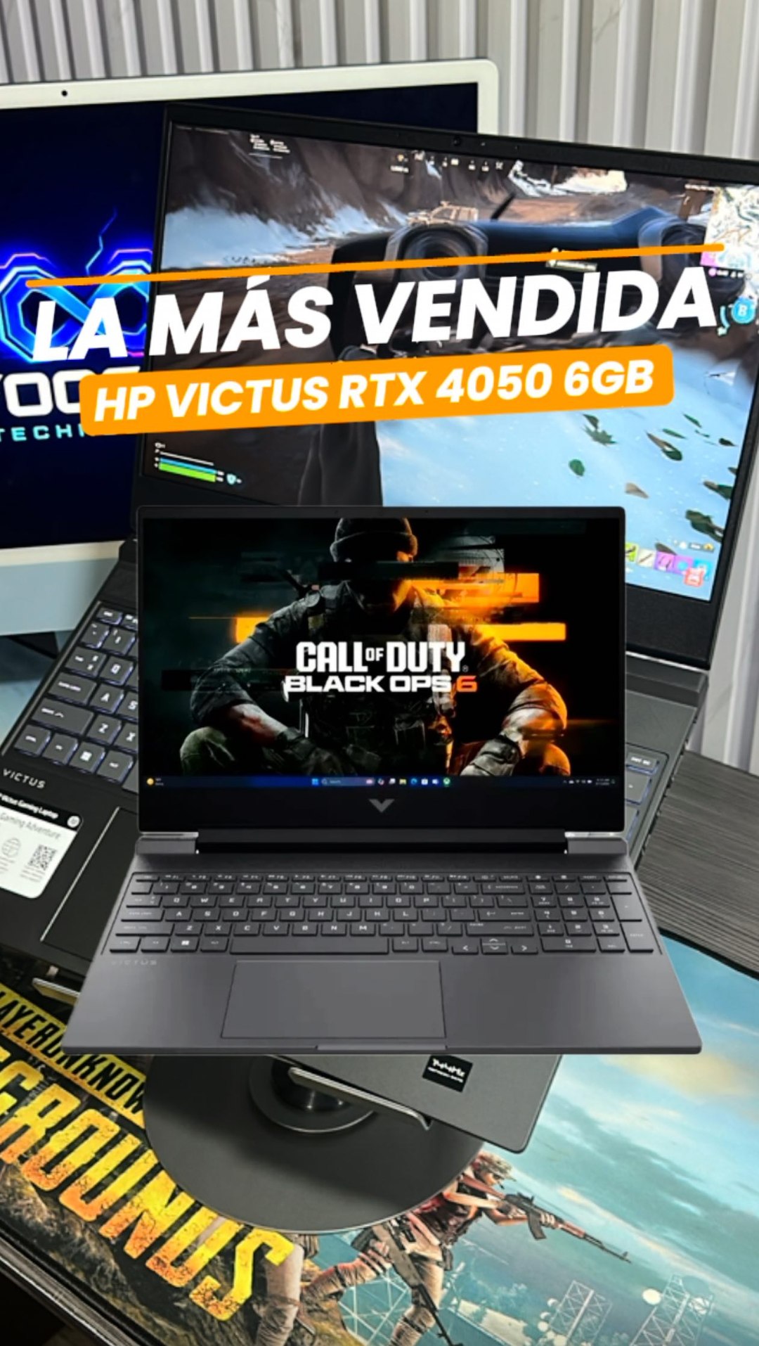 Foocus Facebook ad: ¡Nuestro portátil más vendidos está en PROMOCIÓN!