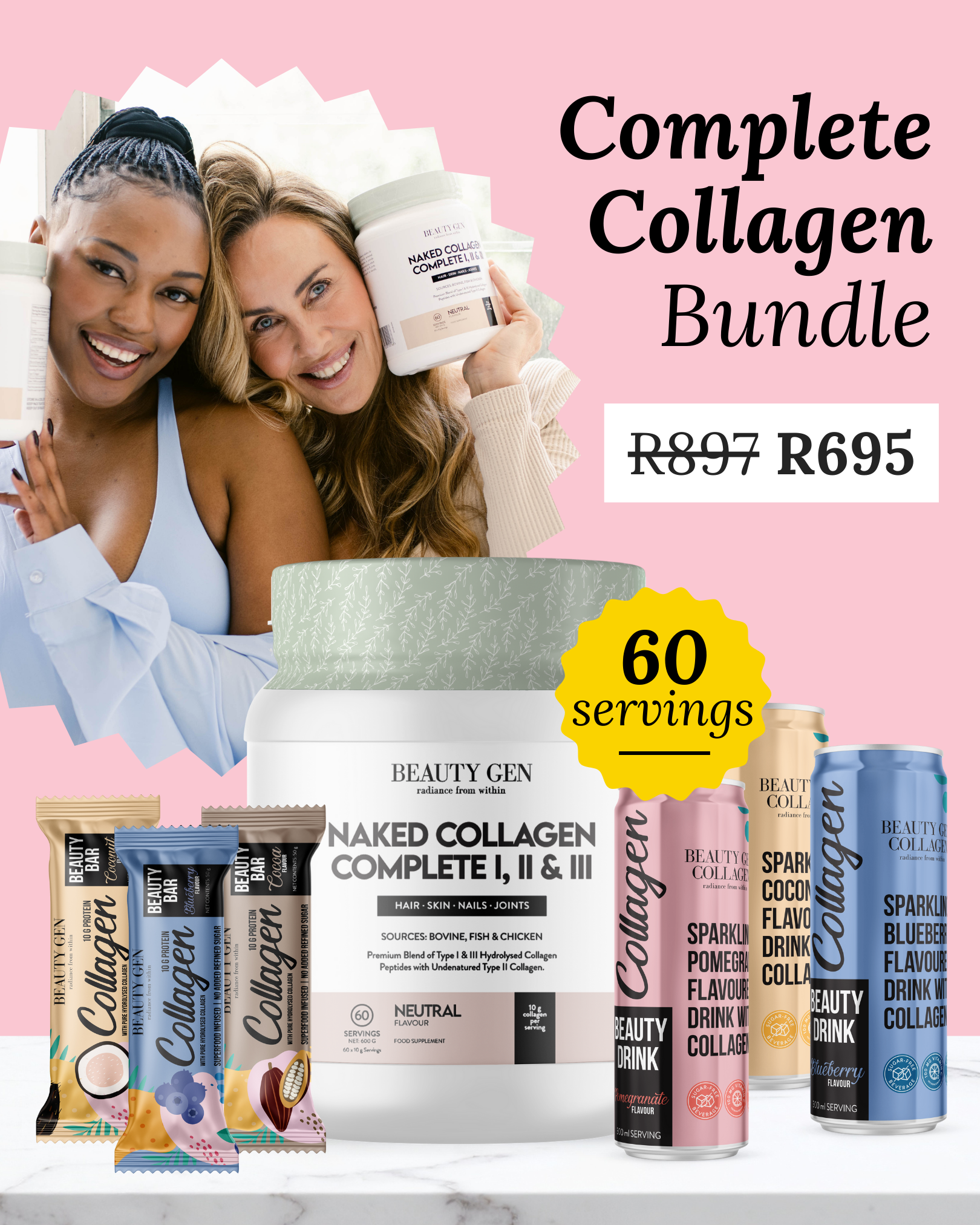 Well i am Facebook ad: Radiance Boost: Naked Collagen Complete, Collagen Drinks…