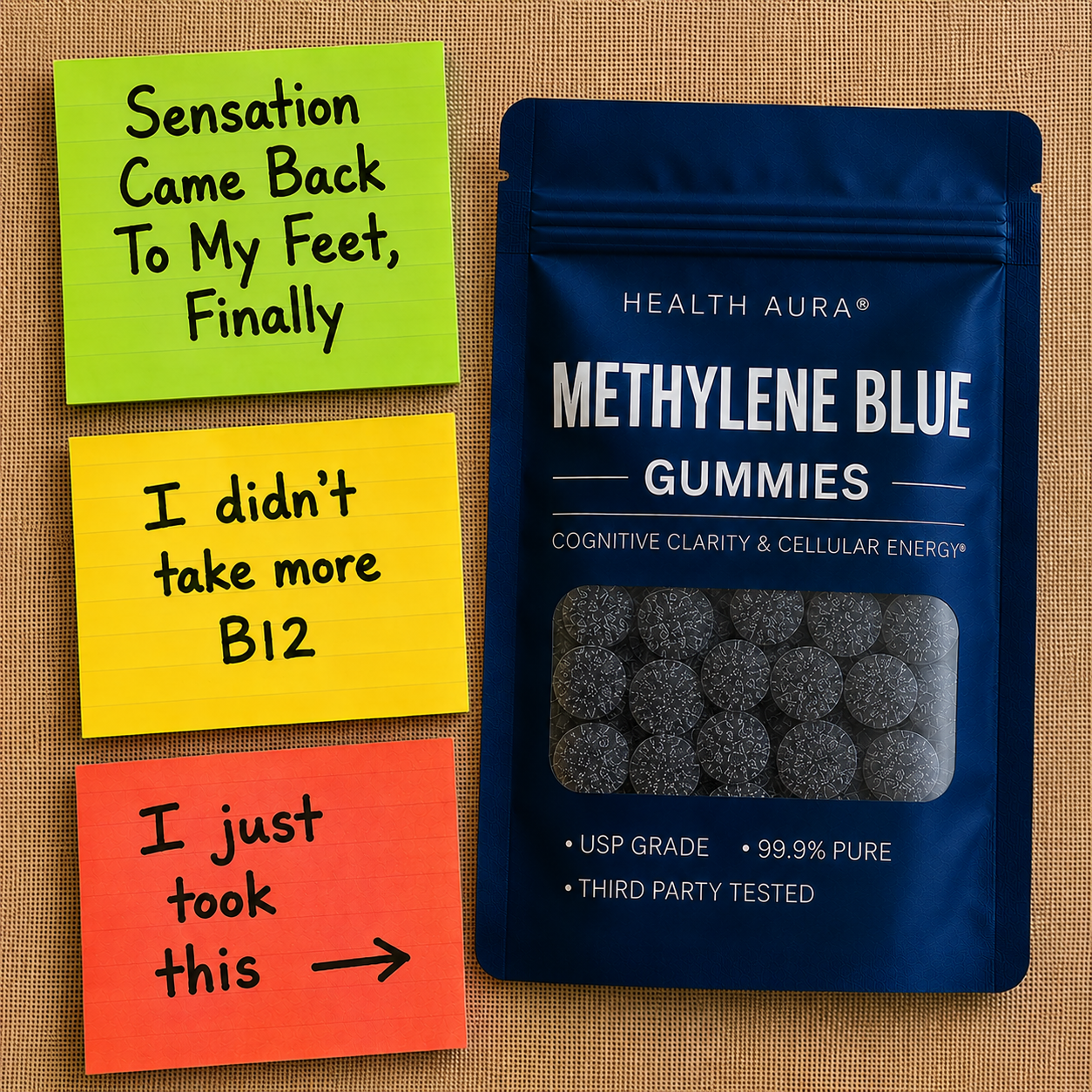 Dr. Michael Carter, MD Facebook ad: I tell my patients to try methylene blue gummies every…