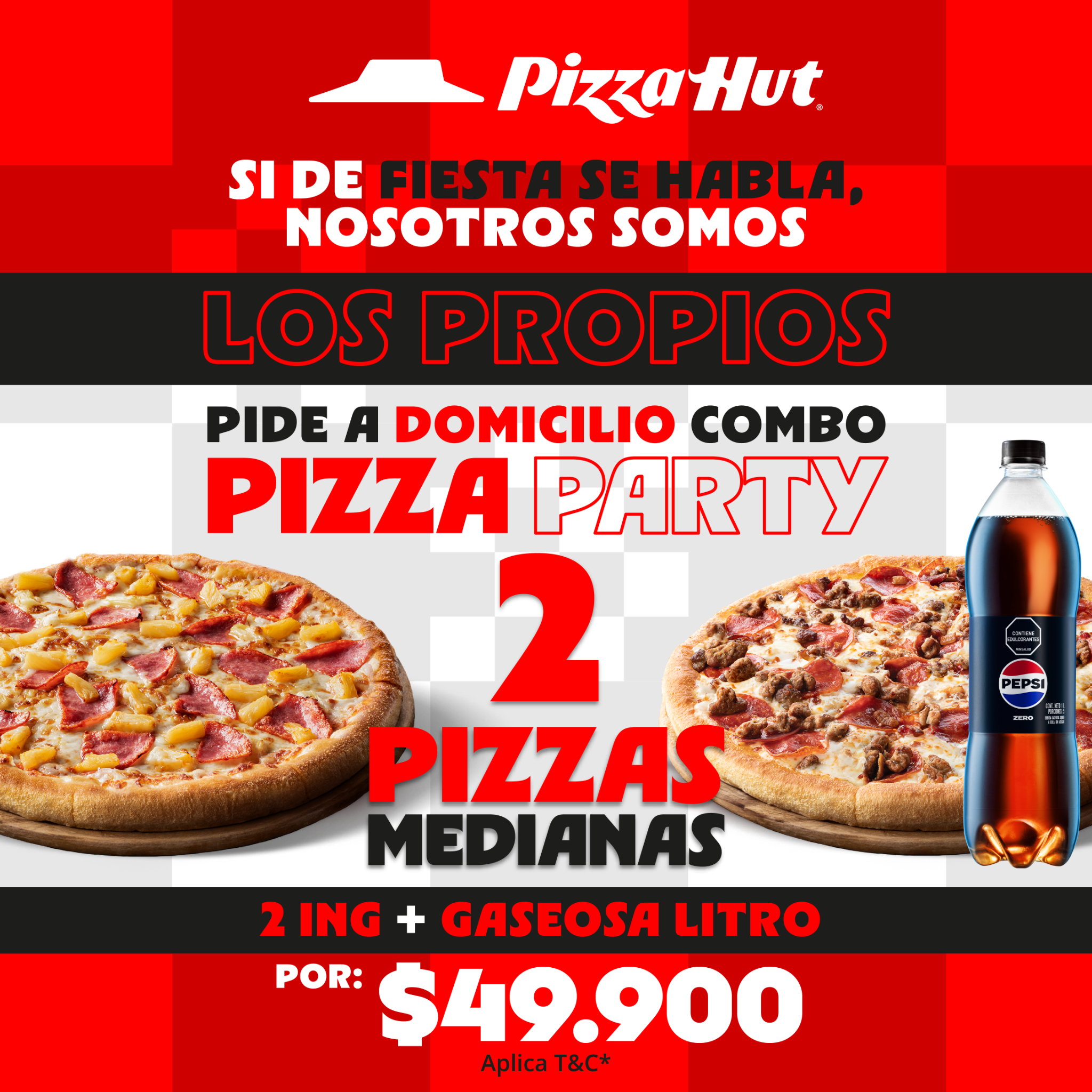 Pizza Hut Colombia Facebook ad