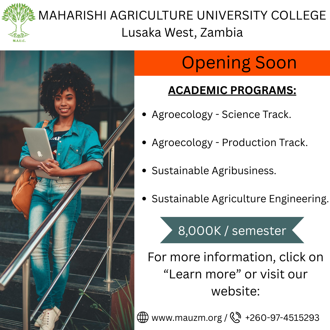 Maharishi Agriculture University College Facebook ad: Advance your career by becoming an expert in